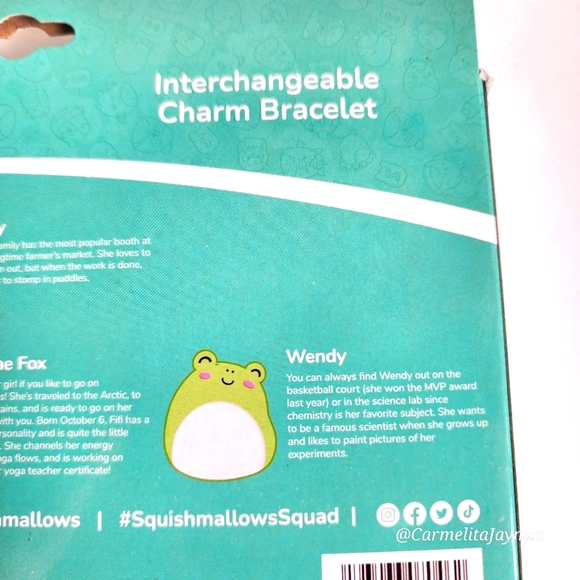 Squishmallows 📿 Interchangeable Charm Bracelet with 5 Charms!! ☆》NWT《☆ - Picture 7 of 7